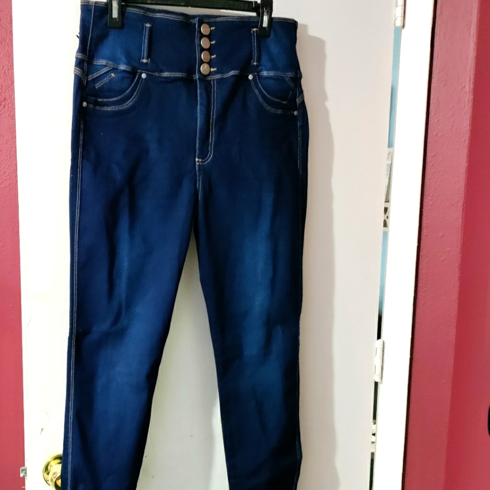 High waisted jeans leggings